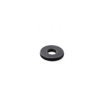 K&M Spare alu knurled disk; black; 3/8",